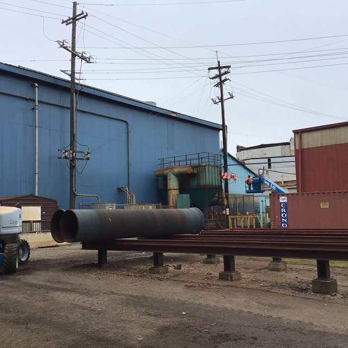US Pipe South Melt Shop Wall